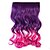 olcso Szintetikus póthajak-mix színes test hullám szintetikus sűrű haj kiterjesztések clip-on haj