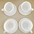 cheap Bakeware-Set of 4 Afternoon Tea Cupcakes Silicone Cup Cake Moulds with Saucers Fun Baking