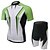 tanie Męskie zestawy odzieżowe-Damskie Krótki rękaw Koszulka z szortami na rower - Gray / Czerwony / Green Rower Szorty / Koszulka / Zestawy odzieży, 3D PAD, Zdatny do
