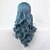 Χαμηλού Κόστους Περούκες μεταμφιέσεων-Συνθετικές Περούκες Περούκες Στολών Κυματιστό Στυλ Χωρίς κάλυμμα Περούκα Πράσινο Συνθετικά μαλλιά Γυναικεία Μπλε Περούκα Μακρύ