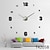abordables Horloges murales à créer soi-même-Horloge murale - Nouveauté - Moderne/Contemporain - en Acrylique/Métal
