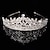 cheap Hair Jewelry-Bridal Crown Silver Tiara Queen Crystal/Diamond Hairclips Headpiece Handmake For Wedding/Party