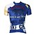 cheap Women&#039;s Cycling Clothing-ILPALADINO Men&#039;s Short Sleeve Cycling Jersey Summer Polyester Blue Cartoon Funny Bike Jersey Top Mountain Bike MTB Road Bike Cycling Ultraviolet Resistant Quick Dry Breathable Sports Clothing Apparel