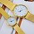 preiswerte Klassische Uhren-Herrn Armbanduhr Quartz Schlussverkauf Legierung Band Analog Charme Kleideruhr Silber / Gold - Gold Silber