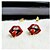 cheap Earrings-Women&#039;s Korean Jewelry Explosion Trendy Big Mouth &amp; Tongue Bright Red Earrings
