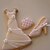 billige Småkageværktøjer-sleeved fishtail brudekjole prinsesse kjole cookie cutter cut skimmel
