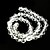 abordables Perles et fabrication de bijoux-Bijoux bricolage 100pcs Verre Forme Ronde Perle DIY Colliers Tendance Bracelet