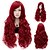cheap Synthetic Trendy Wigs-Synthetic Wig Wavy Wavy Wig Long Fuxia Synthetic Hair Women&#039;s