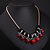 cheap Necklaces-New Arrival Fashional Hot Selling Popular Rhinestone Crystal Cherry Necklace