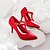 cheap Women&#039;s Heels-Women&#039;s Stiletto Heel Synthetic Basic Pump Spring / Summer / Fall Black / Purple / Red / Dress