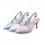 abordables Chaussures filles-Femme / Fille Similicuir Printemps / Eté / Automne Chaussures à Talons Kitten Heel Perle Blanc / Rose / Bleu
