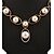 cheap Jewelry Sets-XIXI  Women Latest Fashion Alloy Rhinestone Imitation Pearl Necklace/Earrings Sets