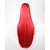 Недорогие Парики к костюмам-Косплэй парики Парики из искусственных волос Прямой Прямой силуэт Ассиметричная стрижка Парик Длинные Красный Искусственные волосы Жен. Природные волосы Красный