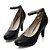 cheap Women&#039;s Heels-Women&#039;s Stiletto Heel Leatherette Spring / Summer / Fall Black / Red / Beige / 2-3