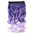 cheap Clip in Extensions-Mix Color Body Wave Synthetic Thick Hair Extensions Clip-on Hair