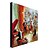 cheap Oil Paintings-Oil Painting Hand Painted - People Modern Stretched Canvas