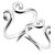 cheap Rings-Women&#039;s Statement Ring Silver Silver Adjustable / Open Party Costume Jewelry