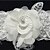 رخيصةأون أربطة الجوارب للأعراس-دانتيل موضة الزفاف الرباط مع زهور الأربطة
