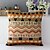 preiswerte Dekorative Wurfkissen-4 pcs Pillow Cover Rustic Square Zipper Traditional Classic