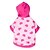 cheap Dog Clothes-Cat Dog Hoodie Heart Casual / Daily Winter Dog Clothes Pink Costume Polar Fleece Cotton XS S M L