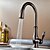 cheap Kitchen Faucets-Kitchen faucet - One Hole Oil-rubbed Bronze Pull-out / ­Pull-down / Tall / ­High Arc Deck Mounted Contemporary Kitchen Taps / Single Handle One Hole