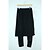 abordables Pantalones de mujer-Algodón Pantalones de Deporte Pantalones - Un Color Negro