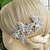 cheap Brooches-Wedding Silver-tone Clear Rhinestone Crystal Butterfly Hair Comb Bridal Headpiece Wedding Hair Comb