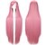 cheap Costume Wigs-Cosplay  Wig Synthetic Wig Cosplay Wig Straight Straight With Bangs Wig Blonde Pink Long Purple Red Blonde Pink Green Synthetic Hair Women‘s Side Part Red Black Blue Halloween Wig