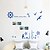 cheap Wall Stickers-Wall Stickers Wall Decals Style Ocean Biology PVC Wall Stickers