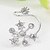 cheap Earrings-Women&#039;s Ear Cuff Helix Earrings Ladies Rhinestone Earrings Jewelry Golden / Silver For Party Wedding Casual Daily