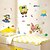 cheap Wall Stickers-Wall Stickers Wall Decals, Cartoon SpongeBob SquarePants Beach Kids Room PVC Wall Stickers