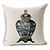 cheap Throw Pillows &amp; Covers-Elegant Bottle Patterned Cotton/Linen Decorative Pillow Cover