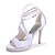 ieftine Pantofi de Mireasă-Pentru femei Pantofi Satin Primăvară / Vară Toc Stilat Mov / Maro deschis / Cristal / Nuntă / Party &amp; Seară
