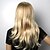 abordables Perruques Synthétiques-Perruque Synthétique Droit Style Sans bonnet Perruque Blonde Cheveux Synthétiques Femme Perruque Perrruque de Déguisement