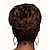 abordables Pelucas del cordón sintéticas-Synthetic Wig Curly Curly Wig Short Brown Synthetic Hair Women&#039;s Brown