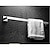 abordables Kits accessoires de salles de bains-Set d&#039;Accessoires de Salle de Bain contemporain Acier inoxydable 4pcs - Bain d&#039;hôtel Porte-papier toilette / Patère / barre de tour