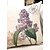 cheap Throw Pillows &amp; Covers-Country Style Purple Flowers Patterned Cotton/Linen Decorative Pillow Cover