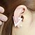 olcso Divat fülbevalók-Női Klipszes fülbevalók Nyilatkozat Személyre szabott Fülbevaló Ékszerek Fehér / Fekete / Arany Kompatibilitás