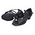 abordables Chaussures de danses latines-Chaussures Latines Salon Chaussures de Salsa Danse en ligne Sandale Boucle Talon Bas Chameau Noir Marron Boucle Enfant / Daim