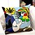 cheap Throw Pillows &amp; Covers-Stylish Pop Art Smoking Lady Cotton/Linen Decorative Pillow Cover