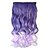 cheap Clip in Extensions-Mix Color Body Wave Synthetic Thick Hair Extensions Clip-on Hair