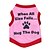 tanie Ubrania dla psów-Kot Psy T-shirt Ubrania dla szczeniąt Litery i cyfry Cosplay Ubrania dla psów Ubrania dla szczeniąt Stroje dla psów Niebieski Różowy Zielony Kostium dla dziewczynki i chłopca Bawełna XS S M L