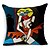 cheap Throw Pillows-Set of 5 Stylish Pop Art Patterned Cotton/Linen Decorative Pillow Covers