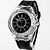 abordables Relojes de moda-Geneva Mujer Reloj Casual Reloj de Moda Japonés Cuarzo Silicona Negro / Blanco 30 m Luminoso Analógico damas Encanto - Blanco Negro Dos año Vida de la Batería