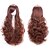 halpa Räätälöidyt peruukit-Synteettiset peruukit / Pilailuperuukit Laineita Tyyli Suojuksettomat Peruukki Vihreä Pinkki Burgundi Synteettiset hiukset Naisten Peruukki Halloween Peruukki