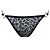 זול תחתוני נשים-נשים שחור מט תחתוני C-strings תחתונים סקסיים(פוליאסטר ניילון)