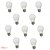 voordelige Led-gloeilampjes-10 stuks 3 W LED-bollampen 350 lm E26 / E27 G45 6 LED-kralen SMD 2835 Waterbestendig Decoratief Warm wit Koel wit 220-240 V / RoHs