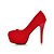 Недорогие Женская обувь на каблуках-Для женщин Обувь Искусственная замша Весна Лето Осень На шпильке Назначение Для праздника Для вечеринки / ужина Черный Красный Синий