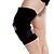 cheap Sports Support &amp; Protective Gear-Ollas Unisex Outdoor Fitness Black Spongy Professional Double Spring Opening Knee/Legs Protective Gear Free Size S9405