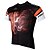 cheap Women&#039;s Cycling Clothing-ILPALADINO Men&#039;s Short Sleeve Cycling Jersey Polyester Black Animal Cartoon Bike Jersey Top Breathable Quick Dry Ultraviolet Resistant Sports Clothing Apparel / Limits Bacteria / Stretchy